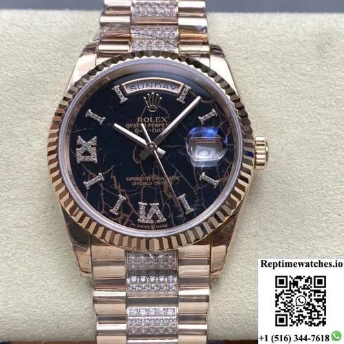 Rolex Day-Date M128235-0042 8+ Factory Date Display-Rep Time Watches