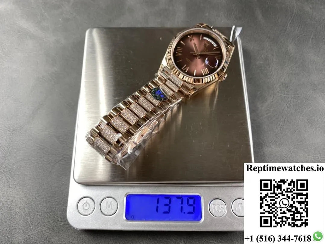 Rolex Day-Date M128235-0076 8+ Factory Large Calendar-Rep Time Watches