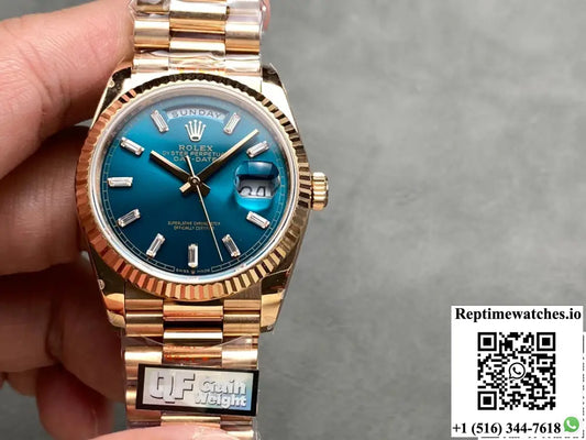 Rolex Day-Date m128235-0085 QF Factory Rose Gold Strap