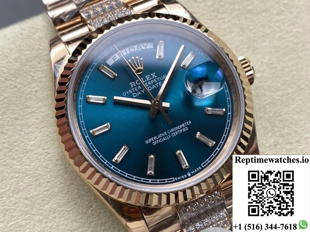 Rolex Day-Date M128235-0086 8+ Factory Week Display-Rep Time Watches