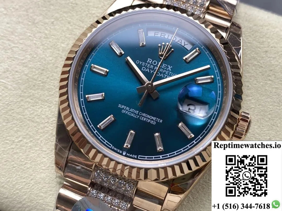 Rolex Day-Date M128235-0086 8+ Factory Week Display-Rep Time Watches