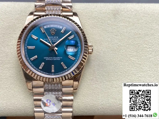 Rolex Day-Date M128235-0086 8+ Factory Week Display
