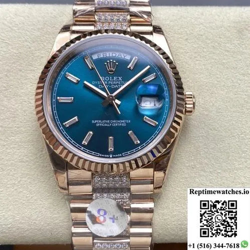 Rolex Day-Date M128235-0086 8+ Factory Week Display-Rep Time Watches