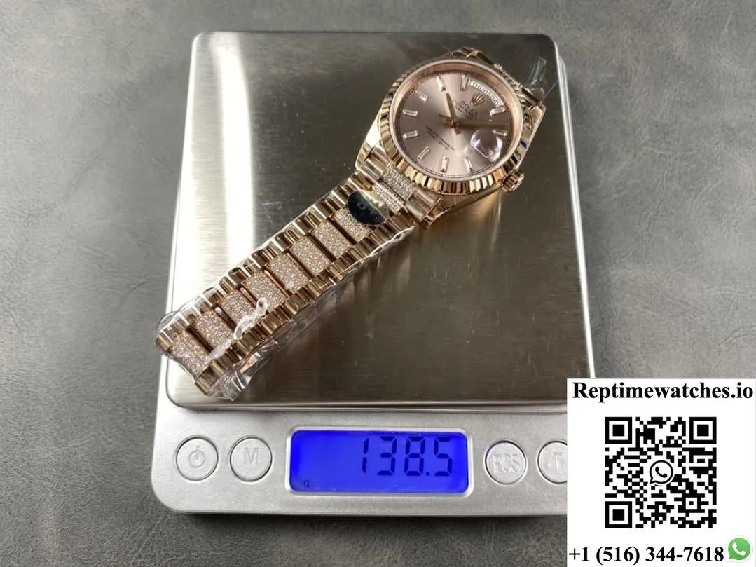 Rolex Day-Date M128235-0088 8+ Factory Screw-In Crown-Rep Time Watches