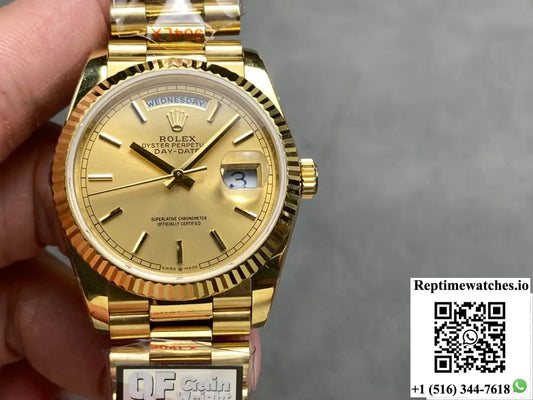 Rolex Day-Date m128238-0045 QF Factory Date Display