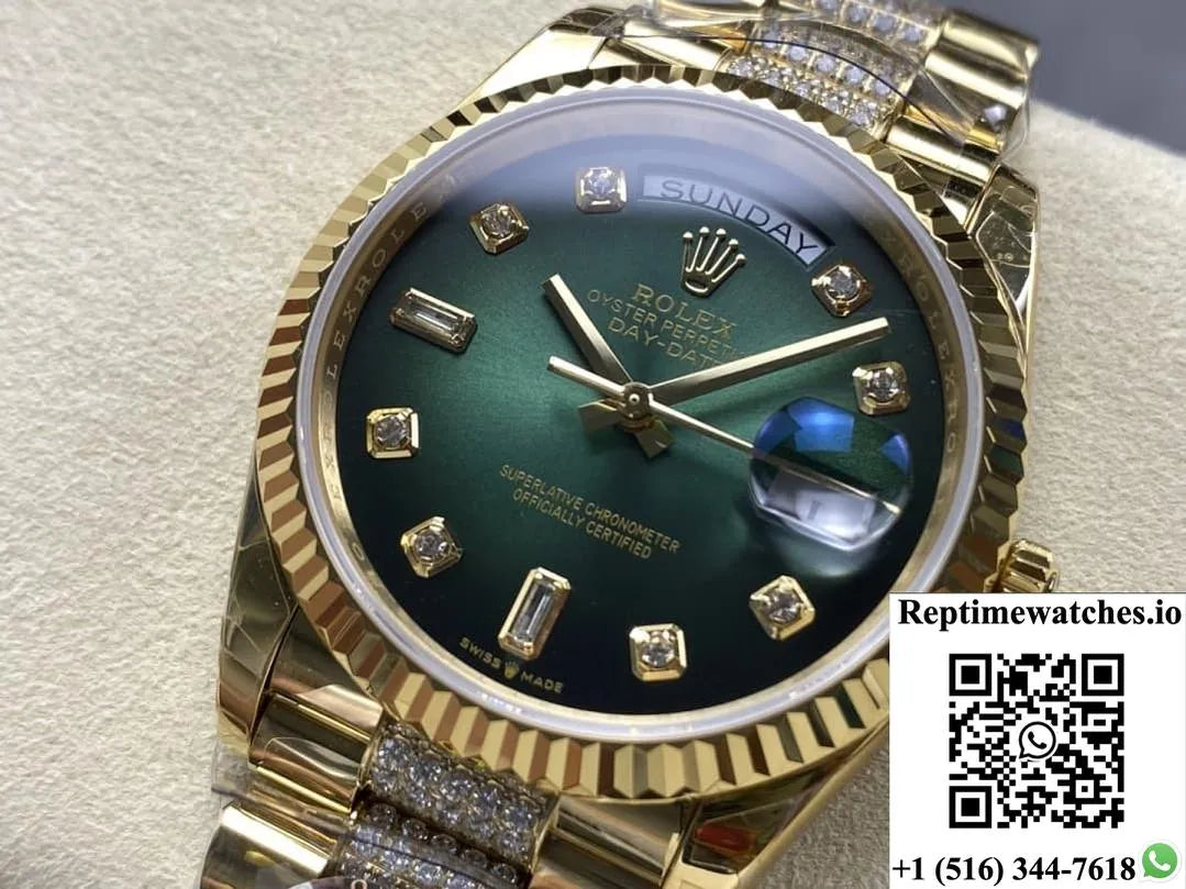 Rolex Day-Date M128238-0070 8+ Factory Date Display-Rep Time Watches