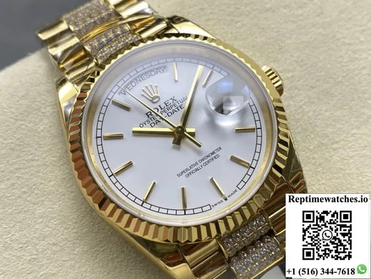 Rolex Day-Date M128238-0082 8+ Factory Day Display Product Photo 1
