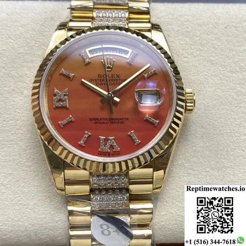 Rolex Day-Date M128238-0089 8+ Factory Gradient Color Dial-Rep Time Watches