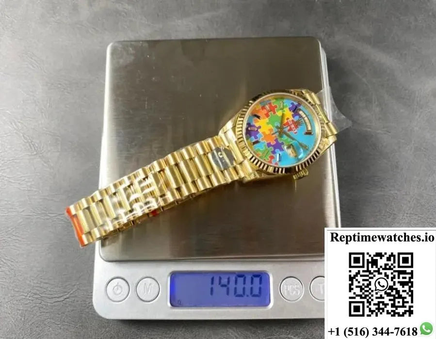 Rolex Day-Date M128238-0106 8+Factory Gold Case-Rep Time Watches