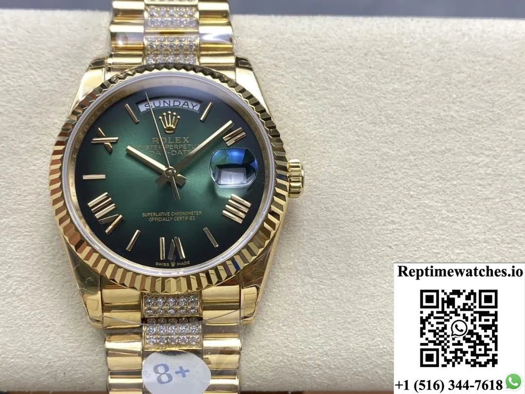 Rolex Day-Date M128238-0119 8+ Factory Large Calendar-Rep Time Watches
