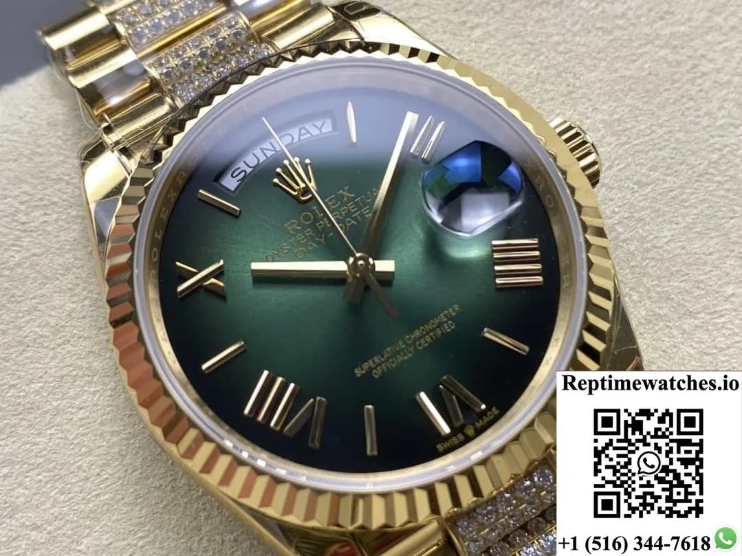 Rolex Day-Date M128238-0119 8+ Factory Large Calendar-Rep Time Watches