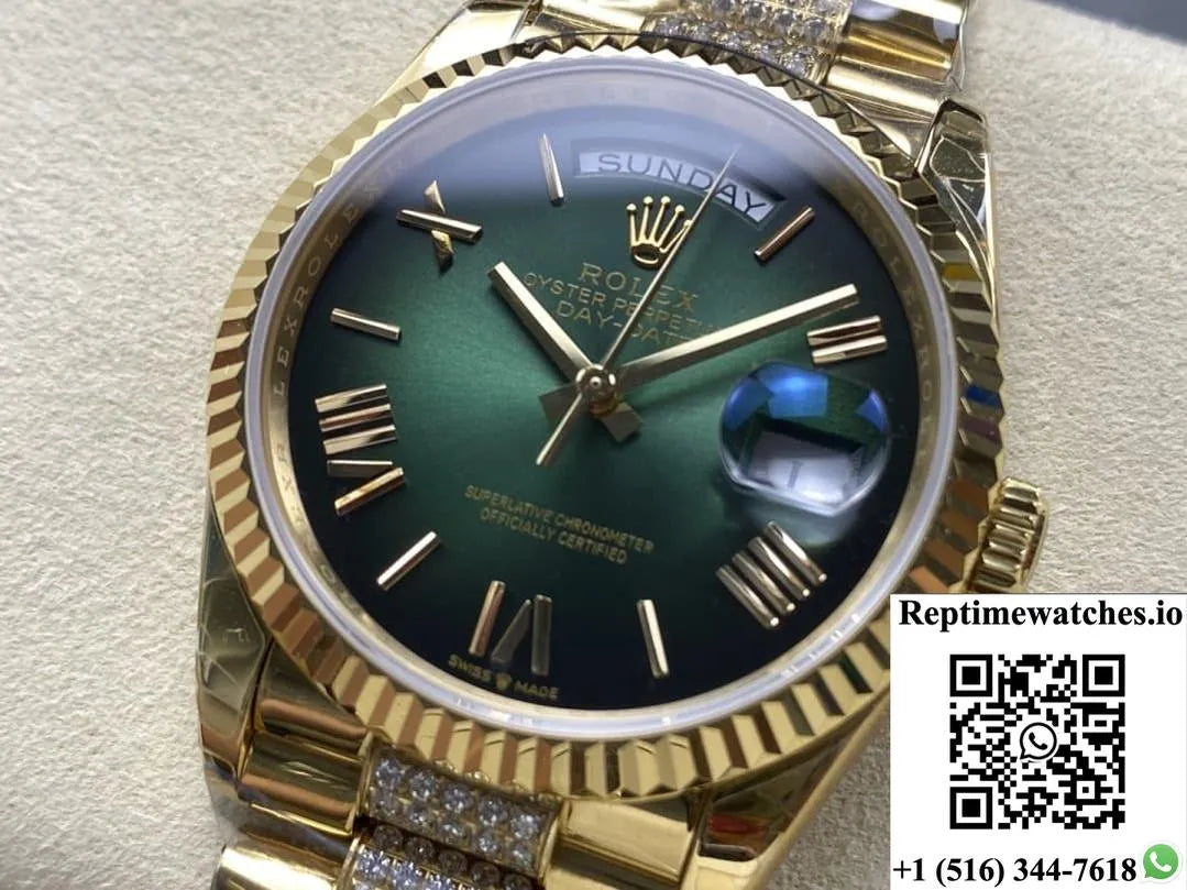 Rolex Day-Date M128238-0119 8+ Factory Large Calendar-Rep Time Watches
