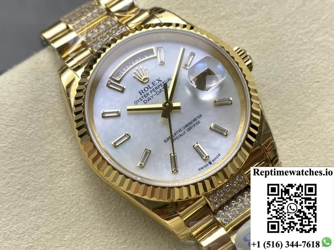 Rolex Day-Date M128238-0124 8+ Factory 36Mm-Rep Time Watches