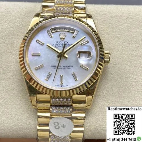 Rolex Day-Date M128238-0124 8+ Factory 36Mm-Rep Time Watches