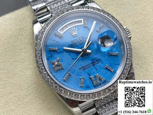 Rolex Day-Date M128349RBR-0032 8+ Factory Stainless Steel Case Product Photo 1