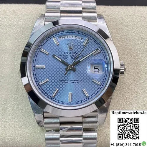 Rolex Day Date M228206-0004 Ew Factory Stainless Steel-Rep Time Watches