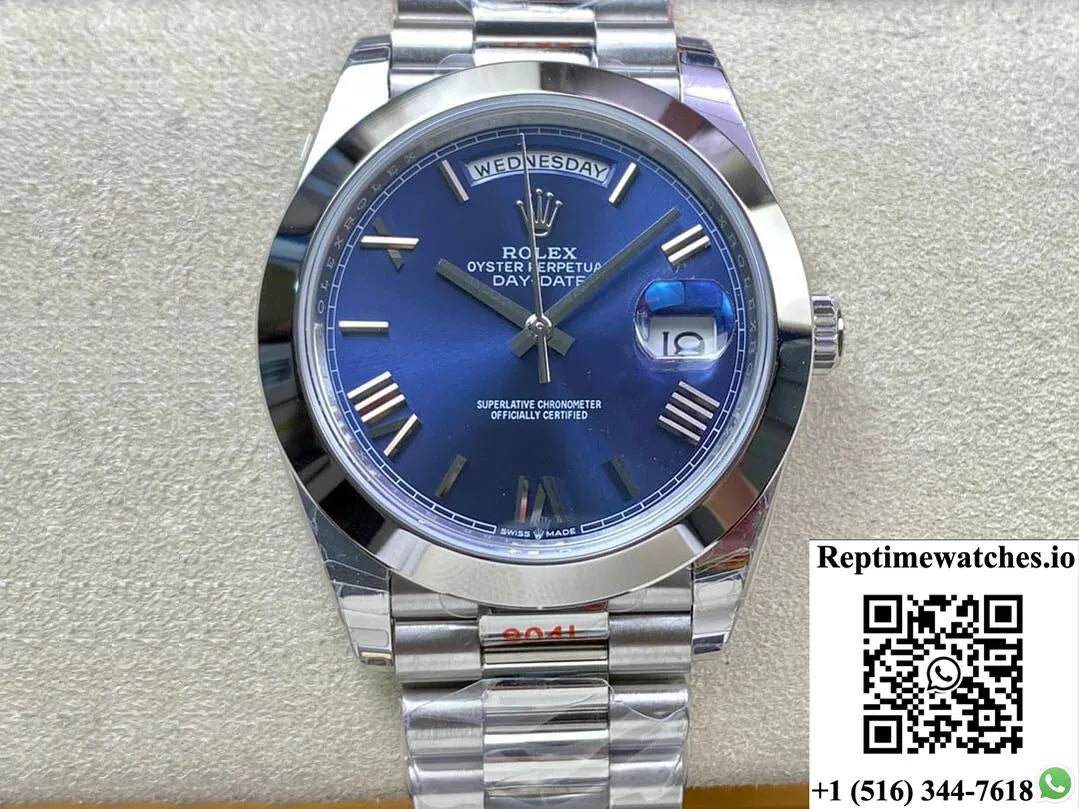 Rolex Day Date M228206-0015 Ew Factory Stainless Steel-Rep Time Watches