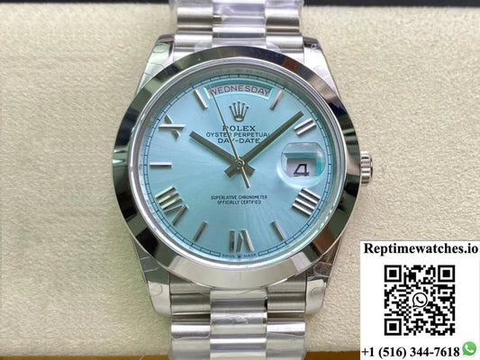 Rolex Day Date M228206-0044 Ew Factory Stainless Steel-Rep Time Watches