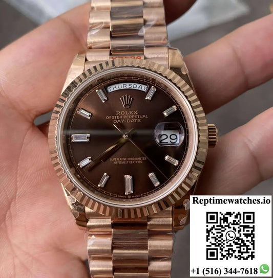 Rolex Day Date M228235-0003 GM Factory V2 Rose Gold - Watches