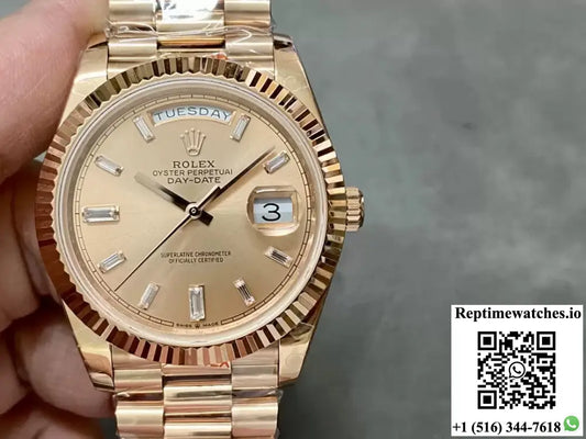 Rolex Day Date M228235-0004 GM Factory Gold Dial - Watches