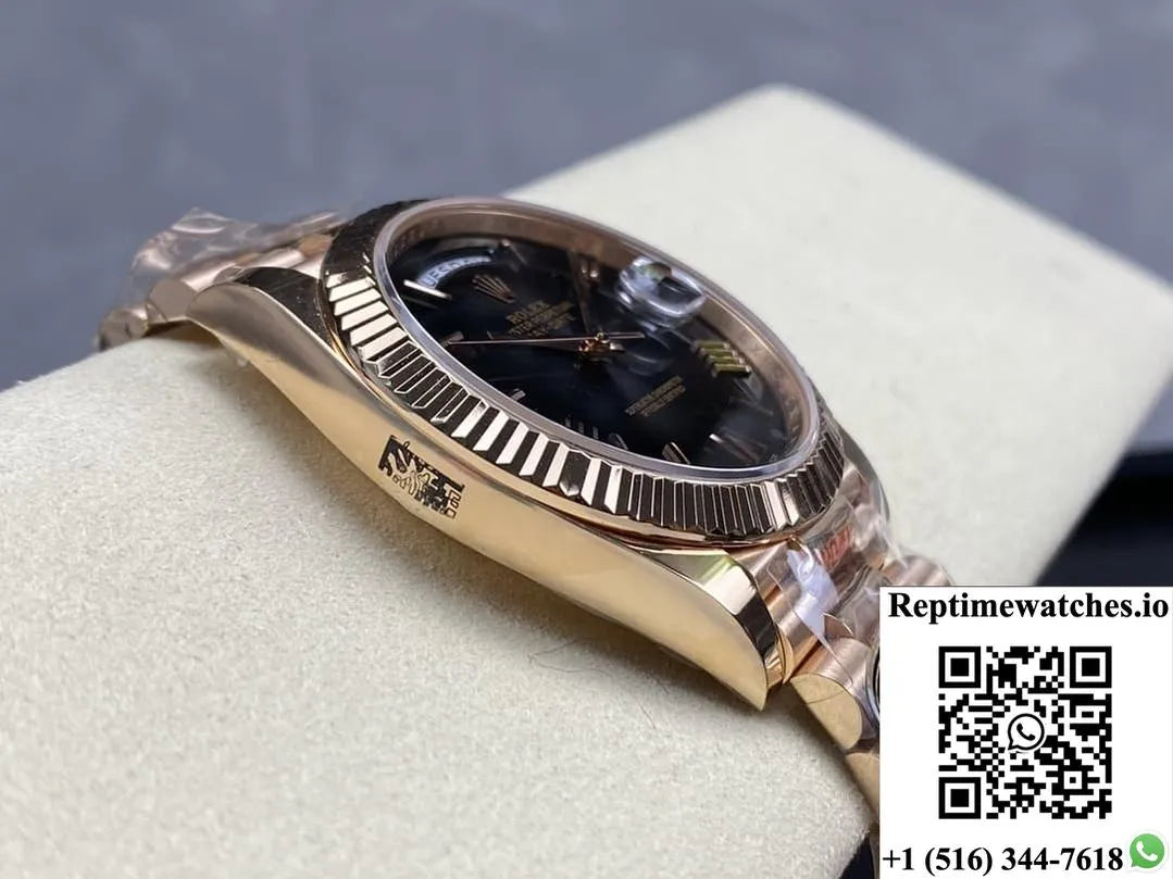 Rolex Day-Date M228235-0055 Ar Factory Rose Gold Color-Rep Time Watches