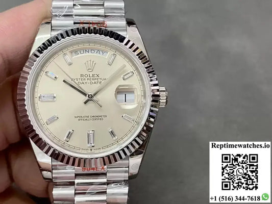 Rolex Day Date M228236-0002 GM Factory Silver Dial - Watches
