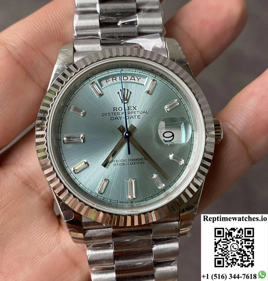 Rolex Day Date M228236-0006 Gm Factory Stainless Steel-Rep Time Watches