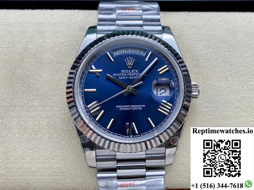 Rolex Day Date M228236-0007 Gm Factory V2 Stainless Steel-Rep Time Watches