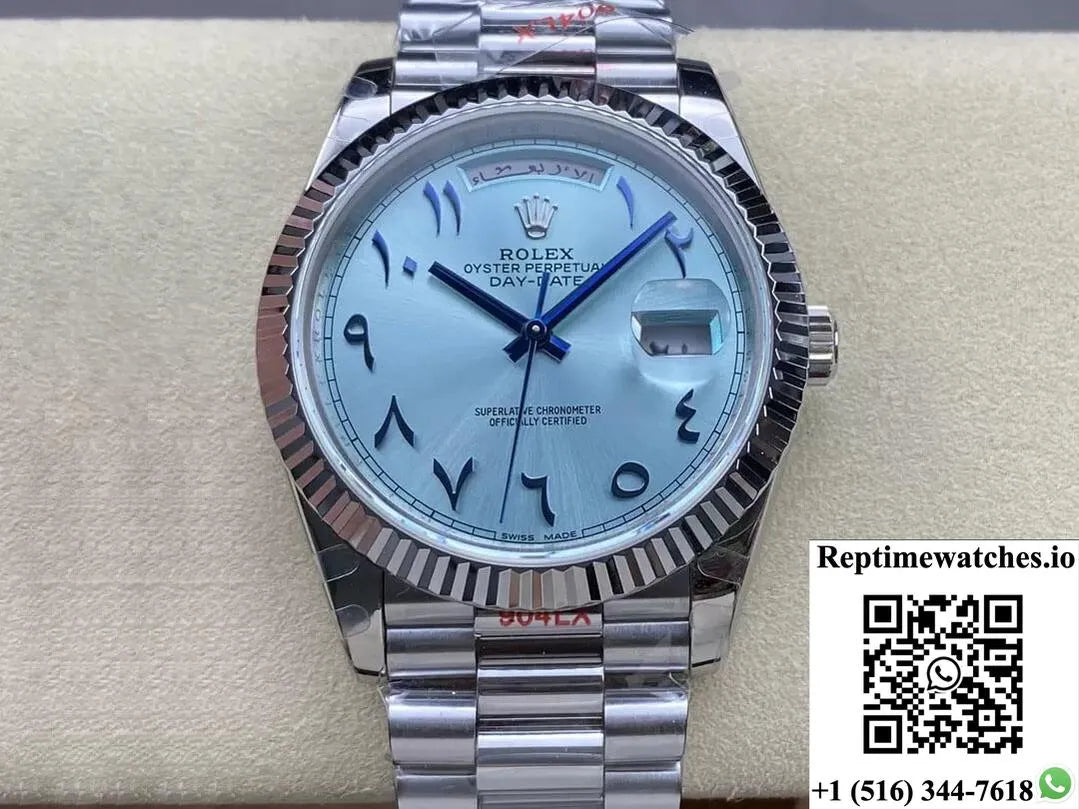 Rolex Day Date M228236 Gm Factory V2 Stainless Steel-Rep Time Watches
