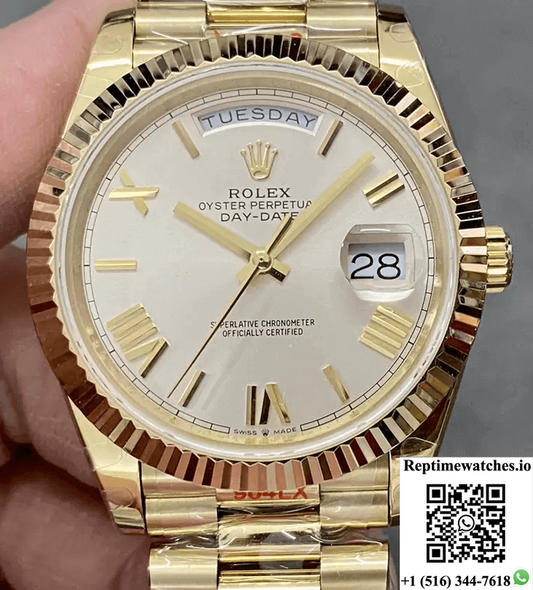 Rolex Day Date M228238-0002 Gm Factory Yellow Gold-Rep Time Watches