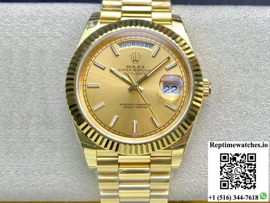 Rolex Day Date M228238-0003 40MM EW Factory Gold Dial Product Photo 1