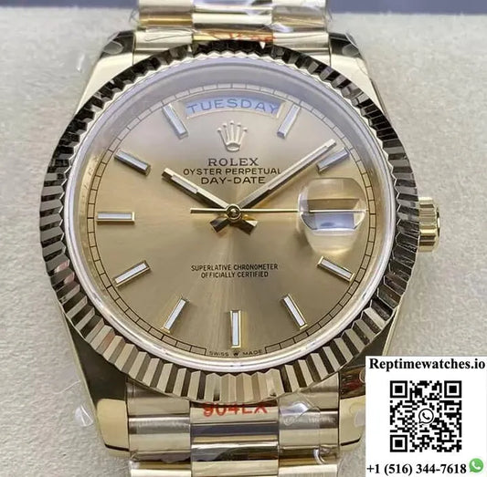 Rolex Day Date M228238-0003 Gm Factory V2 Counterweight Version-Rep Time Watches