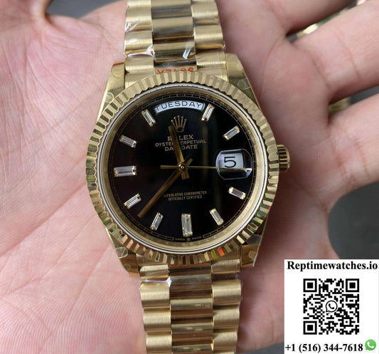 Rolex Day Date M228238-0004 Gm Factory V2 Yellow Gold-Rep Time Watches