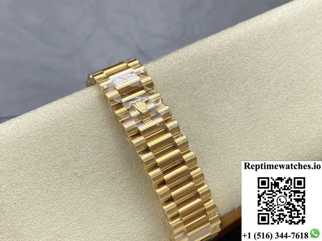 Rolex Day Date M228238-0005 Ar Factory Champagne Dial-Rep Time Watches