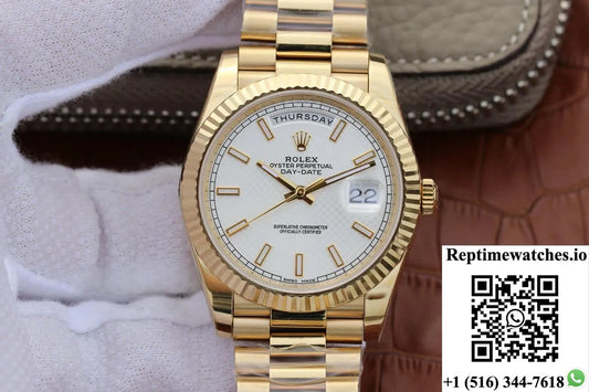 Rolex Day-Date M228238-0008 Ew Factory Silver Dial-Rep Time Watches