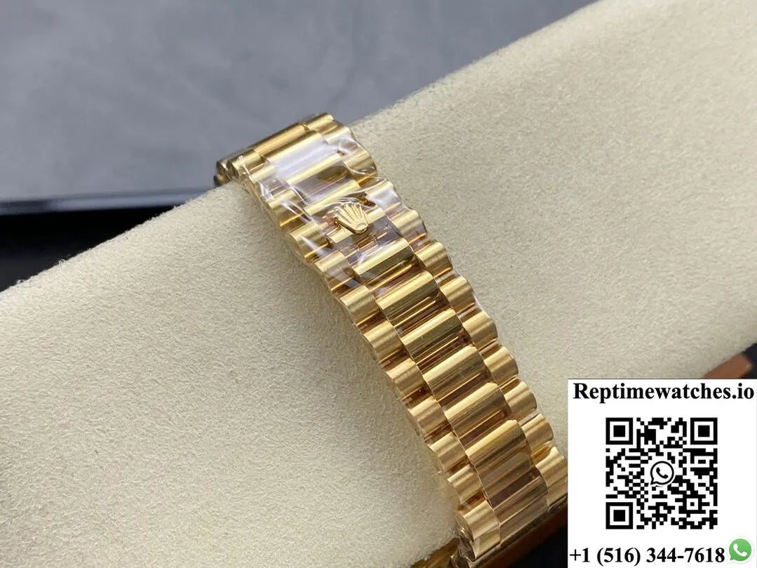 Rolex Day Date M228238-0061 Ar Factory Green Dial-Rep Time Watches