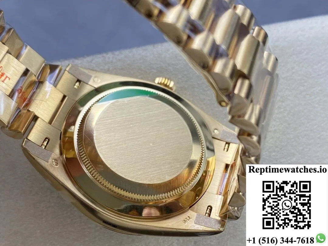 Rolex Day Date M228238-0061 Ar Factory Green Dial-Rep Time Watches