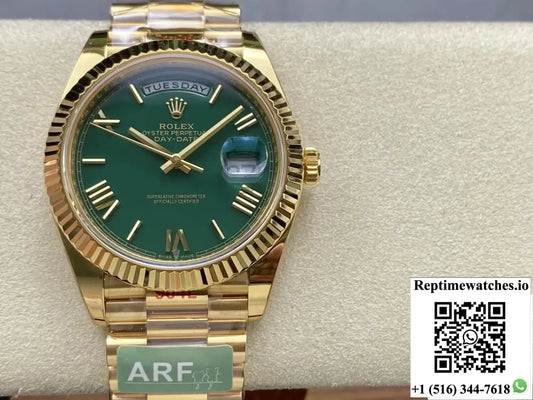 Rolex Day Date M228238-0061 AR Factory Green Dial