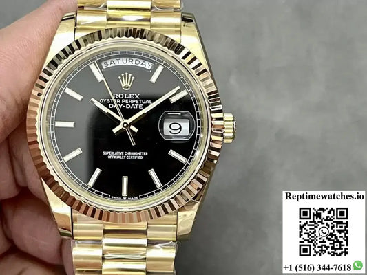 Rolex Day Date M228238-0067 GM Factory Black Dial - Watches