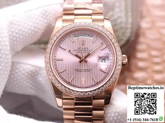 Rolex Day Date M228345RBR-0010 EW Factory Rose Gold - Watches