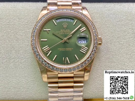 Rolex Day Date M228345RBR-0011 EW Factory Rose Gold - Watches