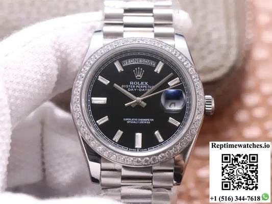 Rolex Day Date M228349RBR-0003 EW Factory Diamond Dial - Watches