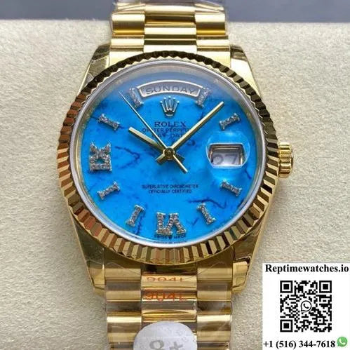 Rolex Day-Date Model M128238-0071 8+ Factory Date Display-Rep Time Watches