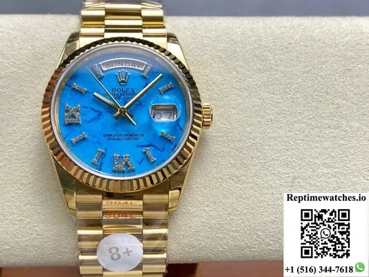 Rolex Day-Date model m128238-0071 8+ Factory date display