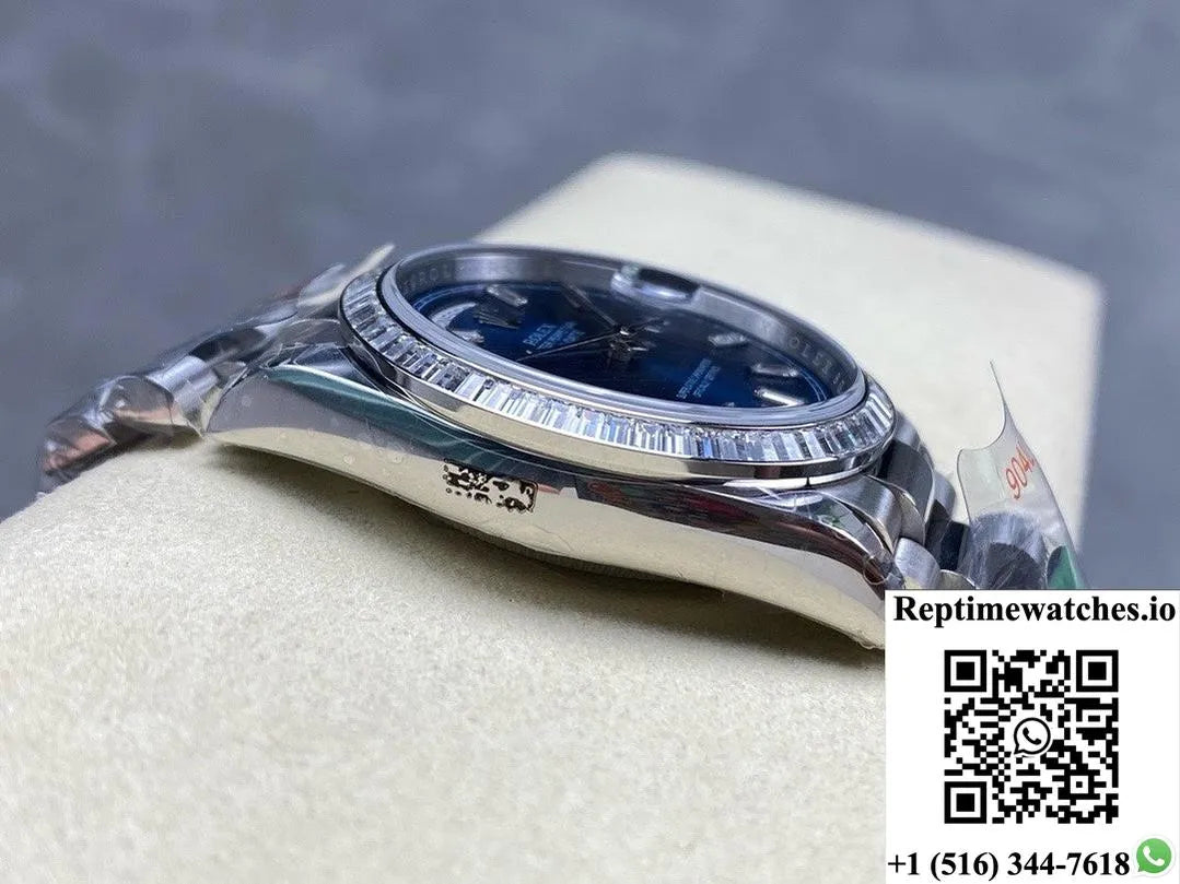 Rolex Day-Date Model M128399Tbr-0027 8+ Factory Stainless Steel Case-Rep Time Watches