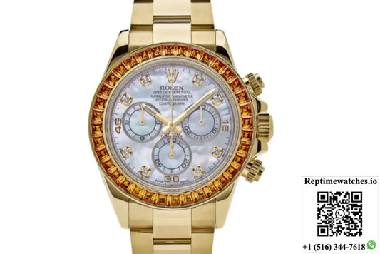 Rolex Daytona 116578SACO PPM Factory Diamond-set Bezel