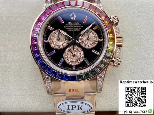Rolex Daytona 116595 RBOW IPK Factory Rose Gold - Watches