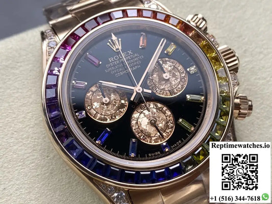 Rolex Daytona 116595 RBOW ZF Factory Diamond Dial AI Factory