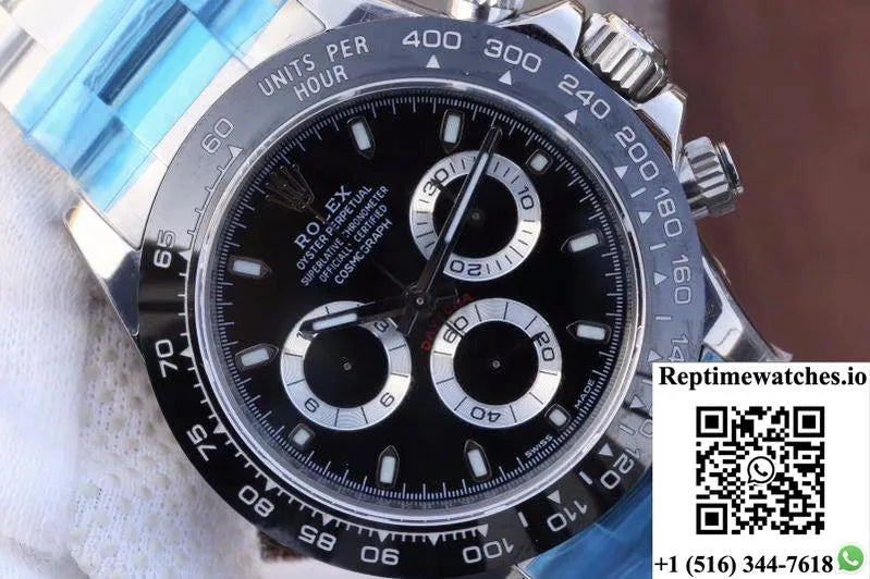 Rolex Daytona Cosmograph 116500Ln Noob Factory Black Dial-Rep Time Watches