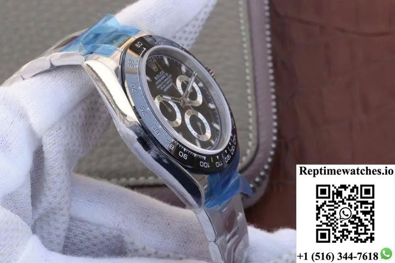 Rolex Daytona Cosmograph 116500Ln Noob Factory Black Dial-Rep Time Watches